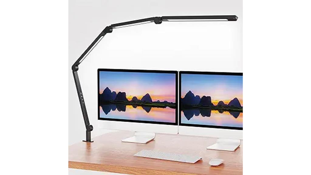clip on led desk lamp