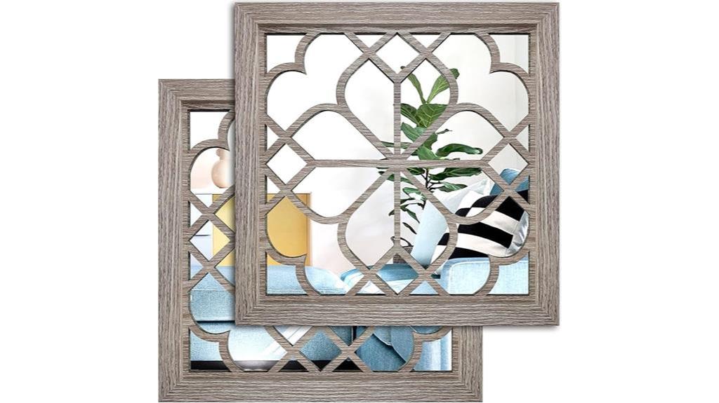 rustic farmhouse wall mirrors
