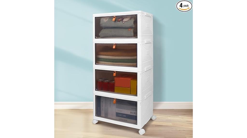 organized storage solution with mobility