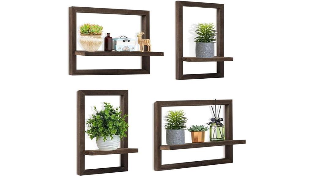 floating shelves for display