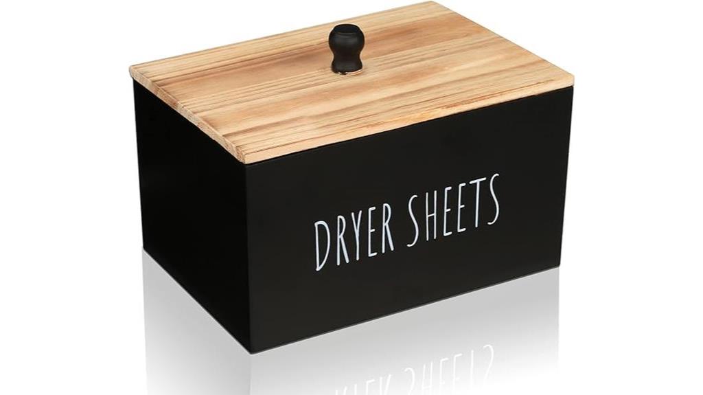 laundry dryer sheet organizer