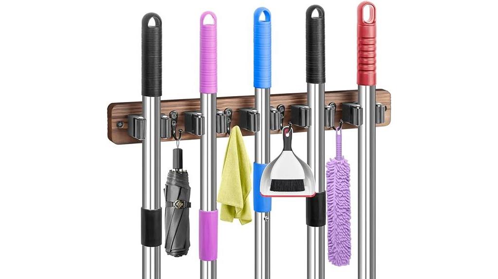 organize brooms with style