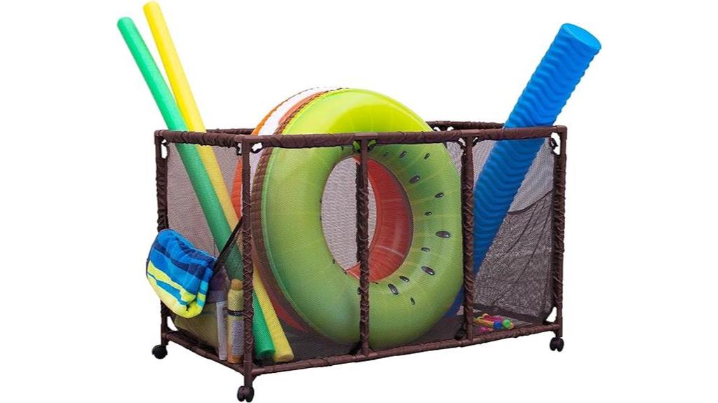 pool noodle storage solution