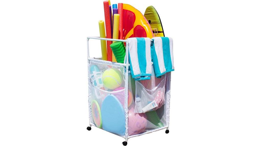 pool noodle storage solution