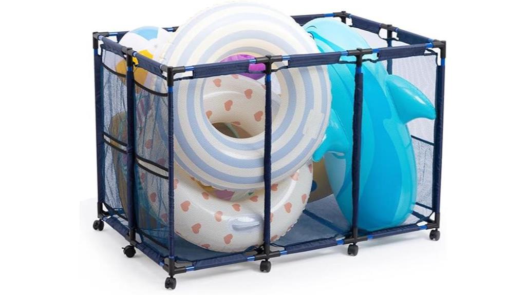 pool storage bin convenience