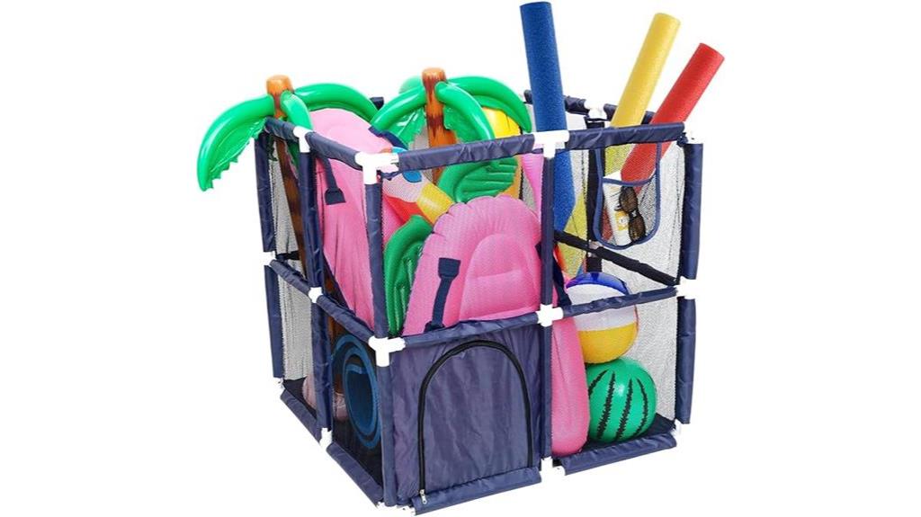 pool toy storage solution