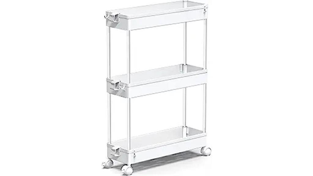 space saving rolling storage cart