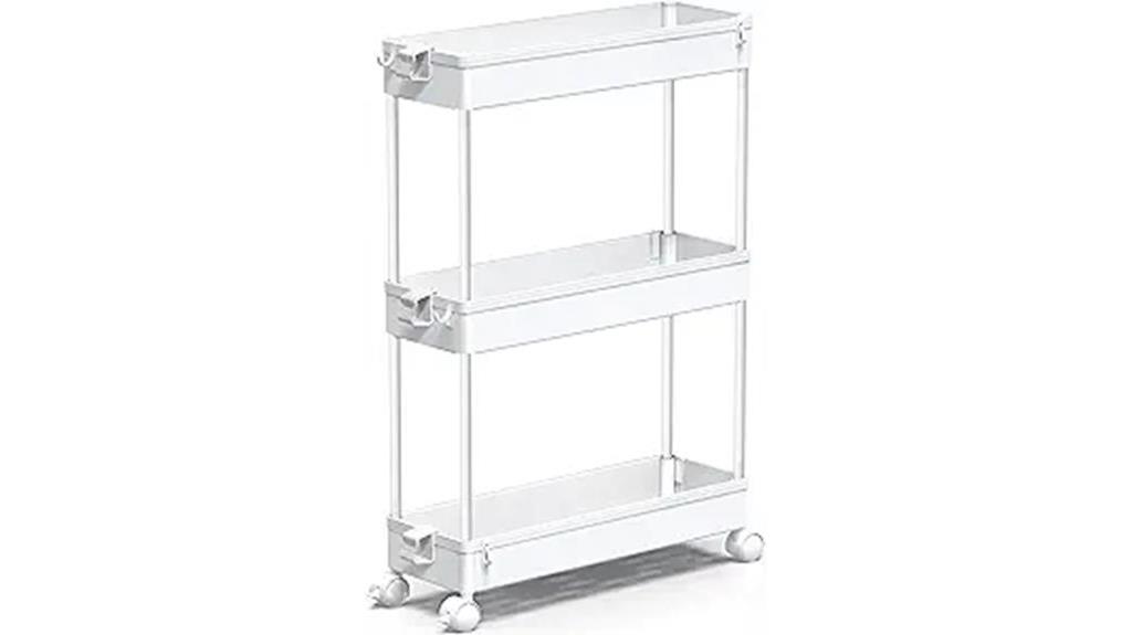 spacekeeper slim rolling cart