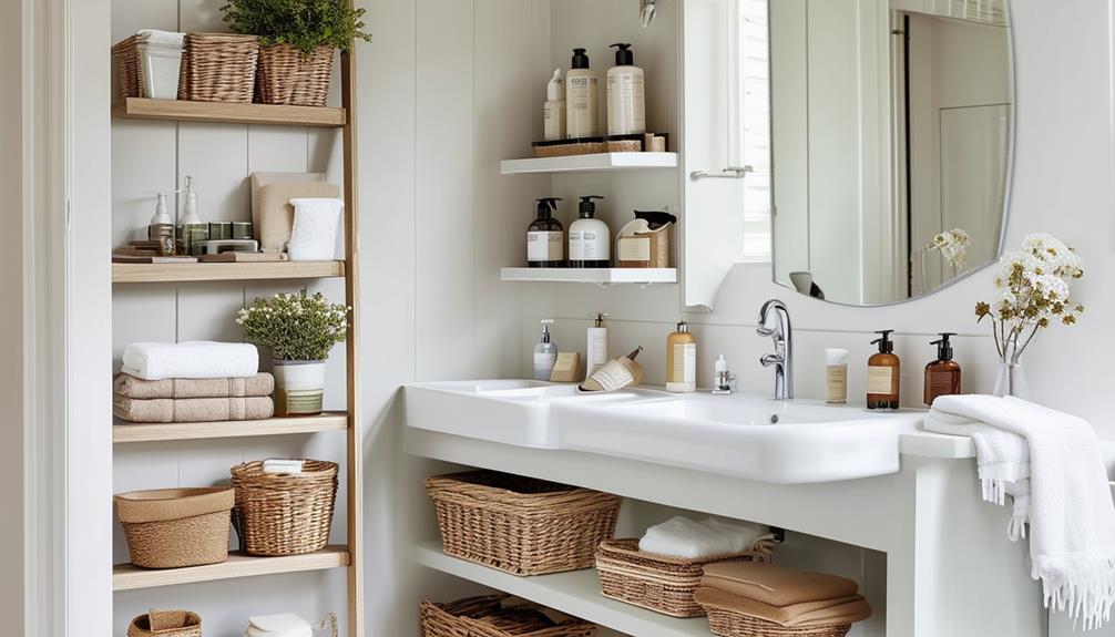 innovative bathroom organization ideas
