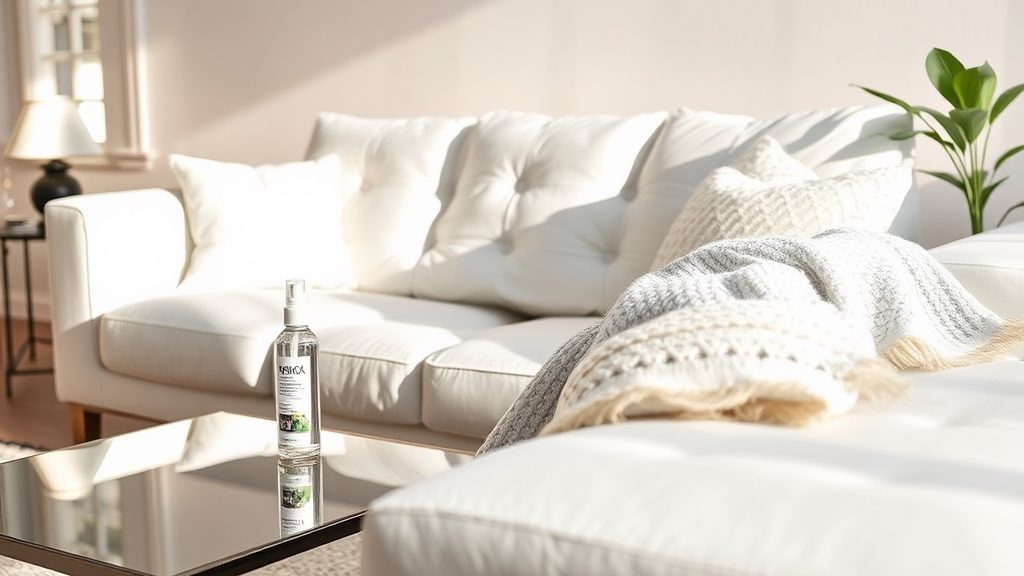 apply stain guard treatment