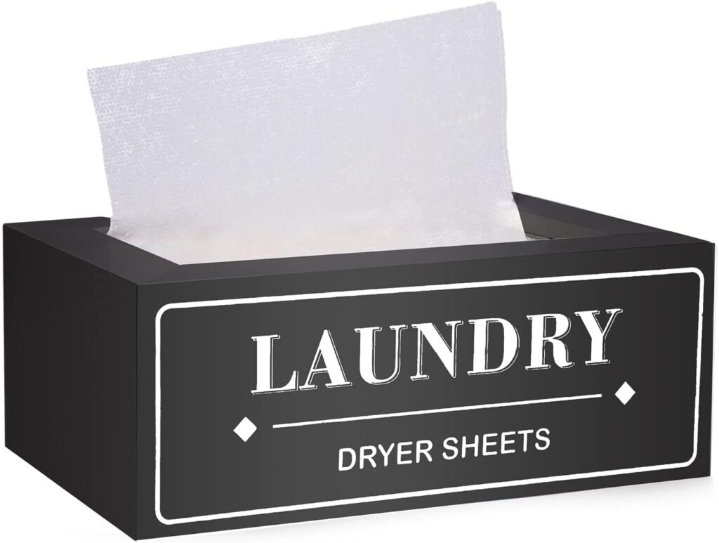 Dryer Sheet Holder Dispenser Container for Laundry Room Organization