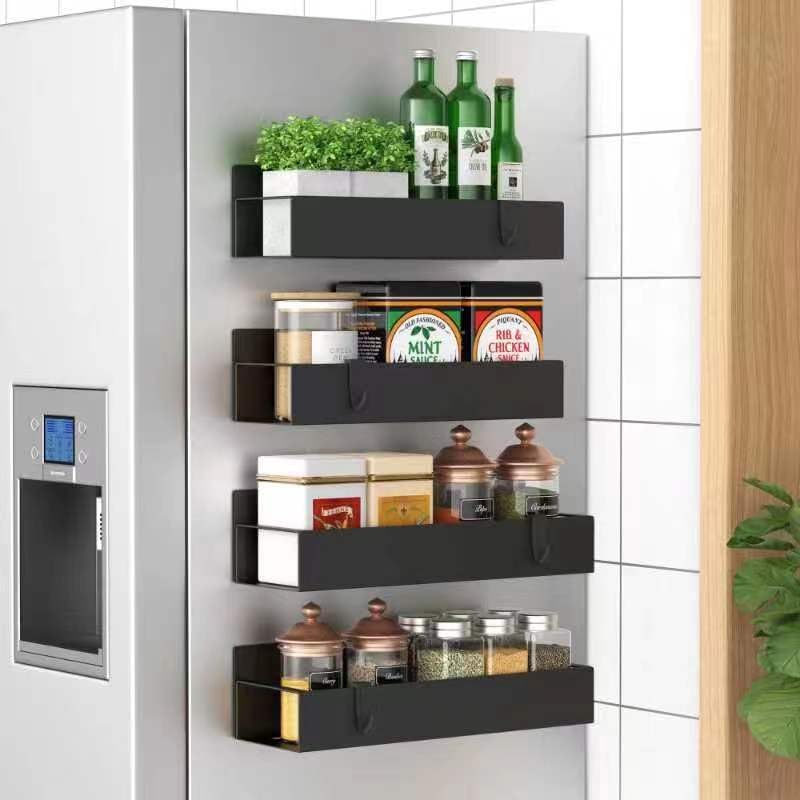 HuggieGems Magnetic Spice Storage Rack Organizer for Refrigerator and Oven