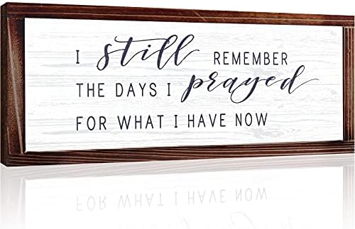 I Still Remember The Days Wood Wall Sign - Rustic Vintage Home Decor