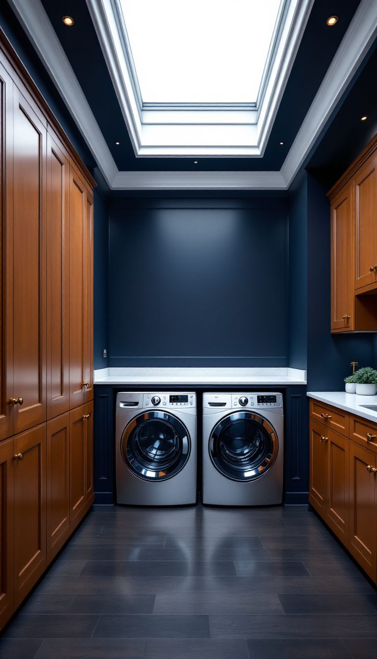 13 Beautiful Blue Laundry Rooms You'll Want in Your Home - Cosy Hous