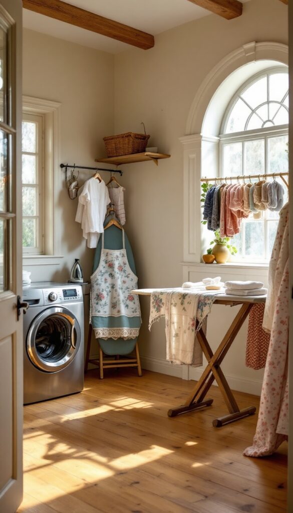 13 Cottagecore Laundry Room Ideas - Cosy Hous