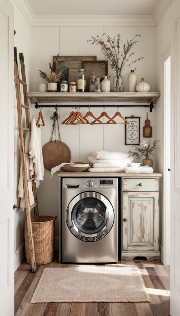 13 Cottagecore Laundry Room Ideas - Cosy Hous