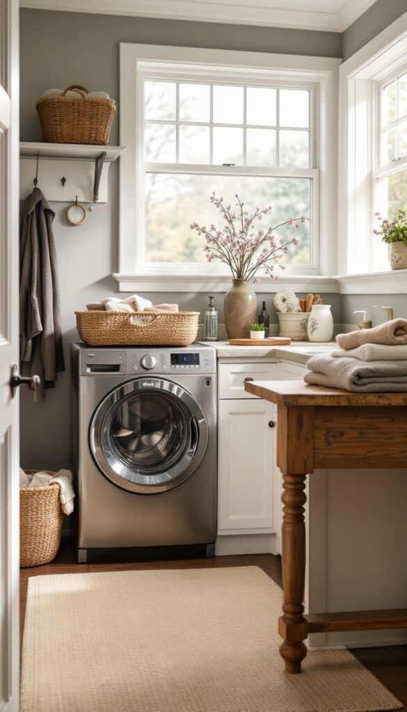 18 Cozy Laundry Room Ideas That'll Make You Actually Enjoy Chores ...