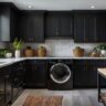 Moody Laundry Rooms Ideas That Prove Dark Appliances Are Always in Style